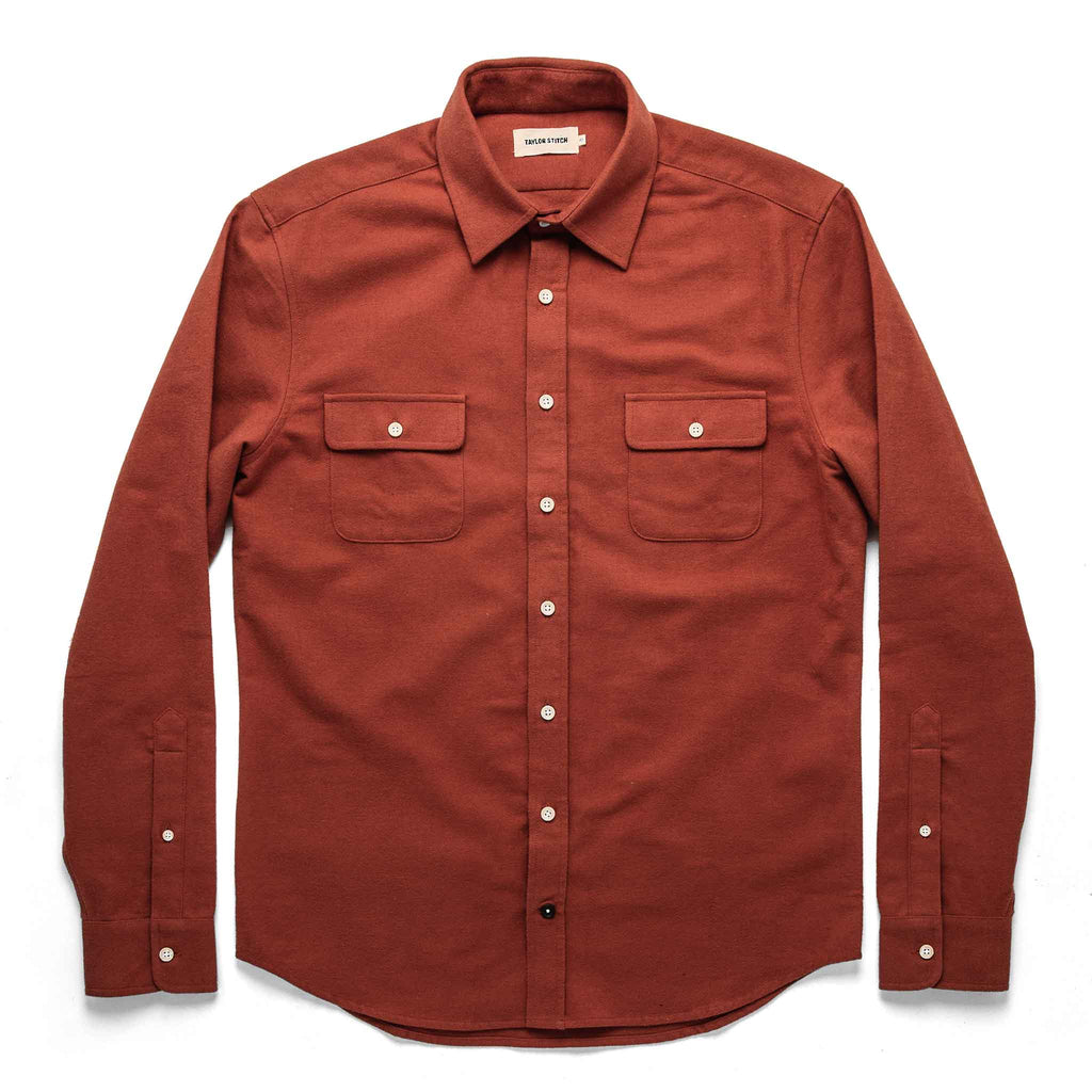 The Yosemite Shirt in Dusty Red