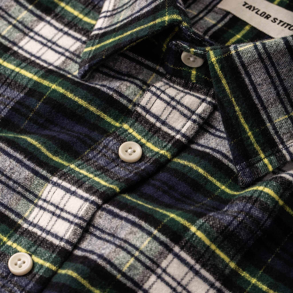 The Yosemite Shirt in Blue Tartan